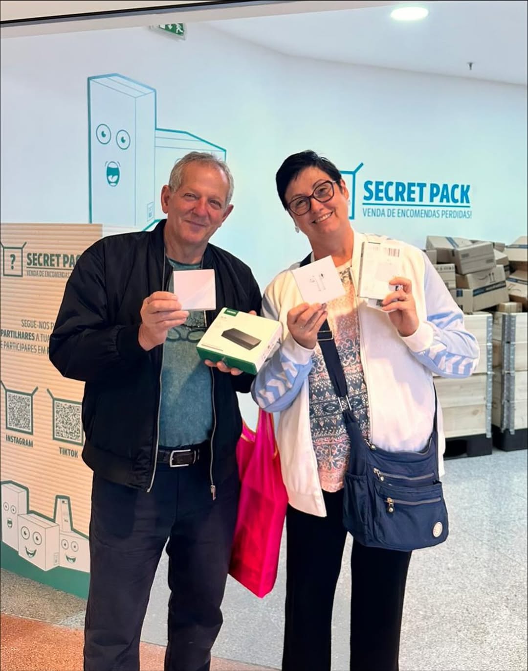 Cliente satisfeito com produtos Secret Pack