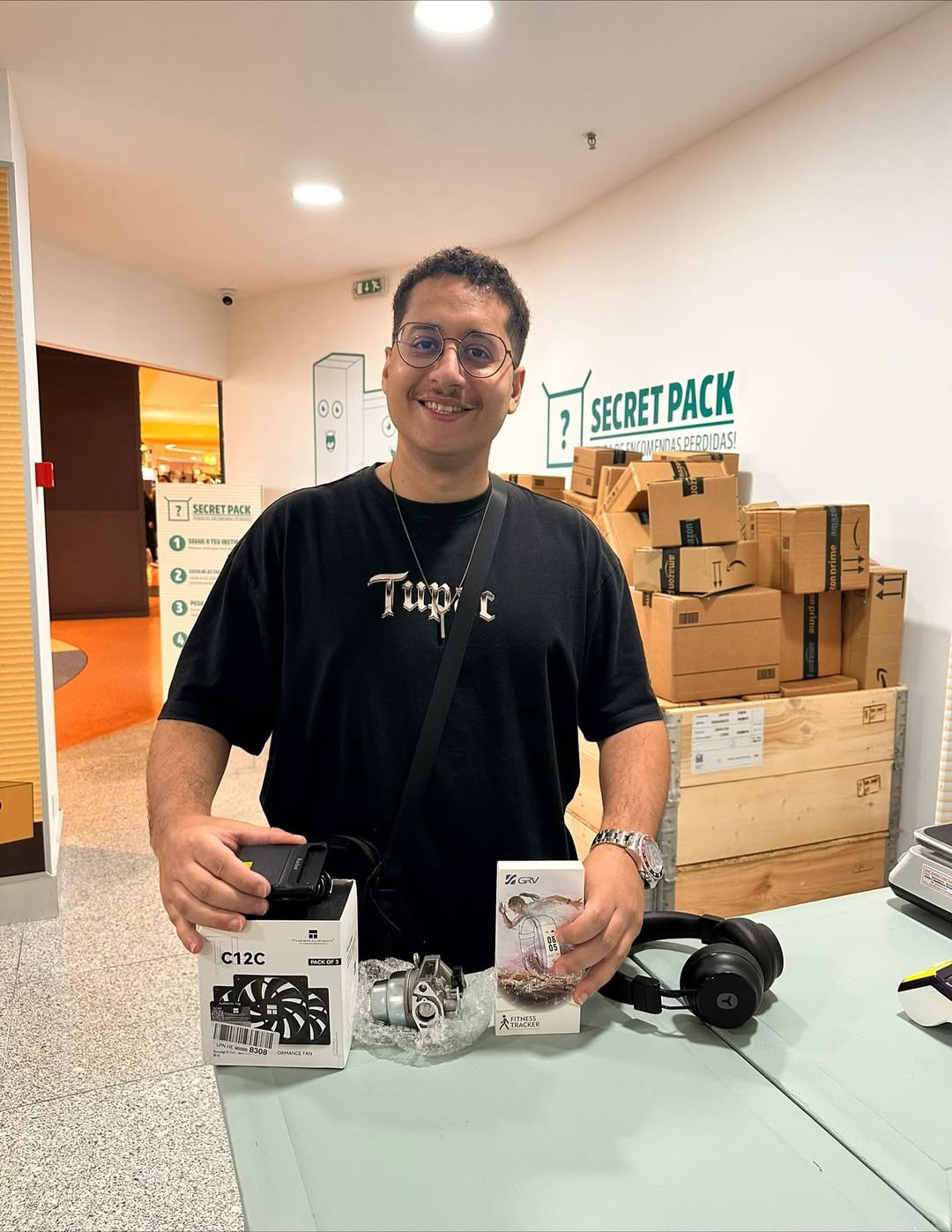 Cliente satisfeito com produtos Secret Pack