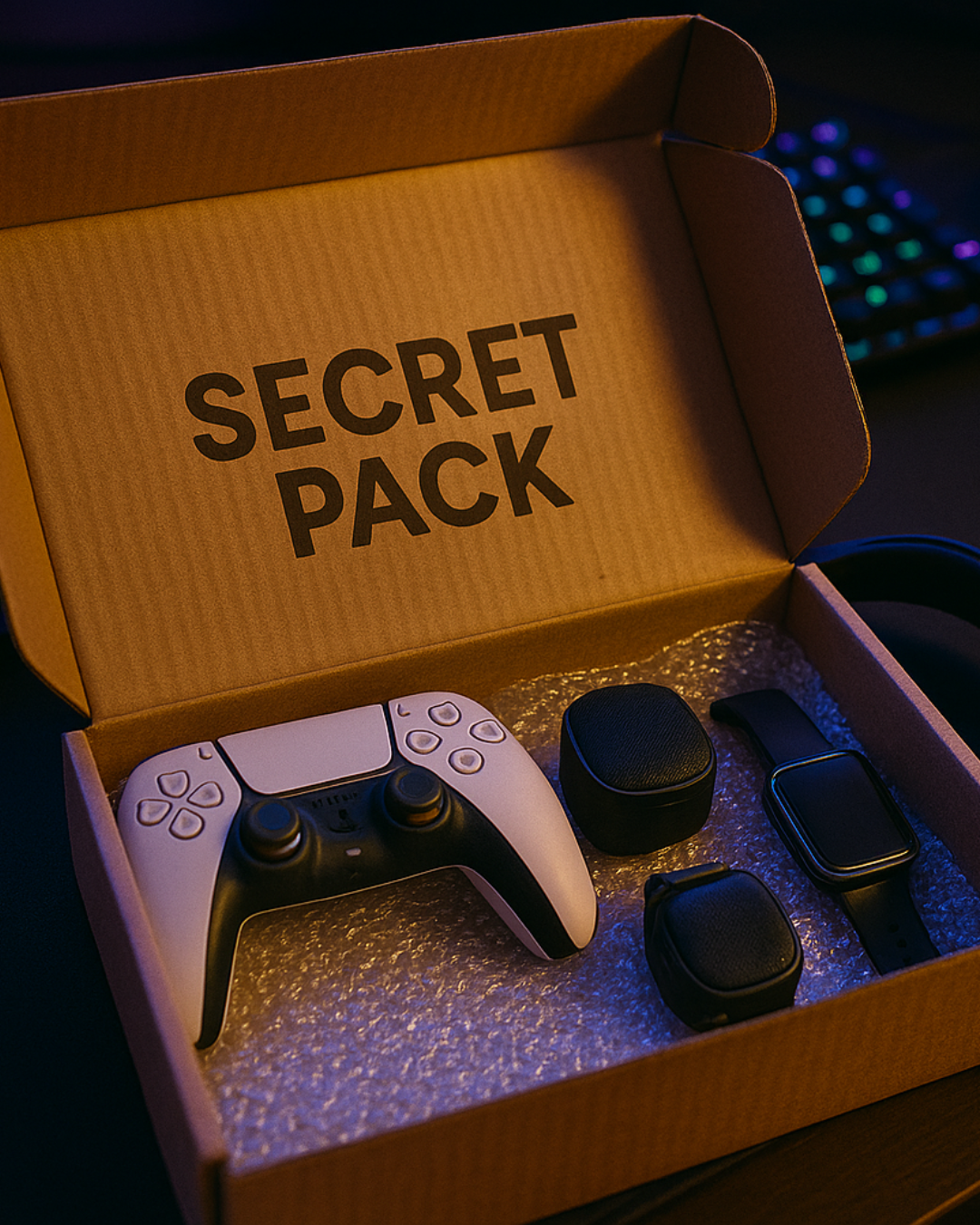 Imagem do prêmio encontrado por Beatriz – Secret Pack